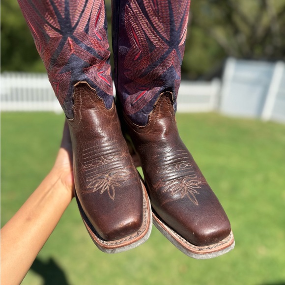 ‼️SOLD‼️ Tony Lama | Teran, Navy Brown and Western Boots - 9B - Picture 4 of 9